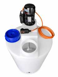 Dosierbehälter 200 Liter PE mit Rührwerk